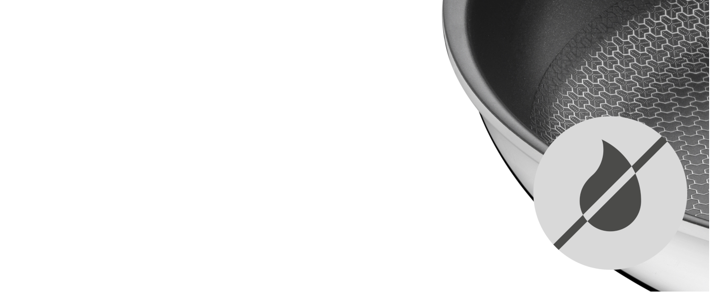 Сковорода WMF Profi Resist 24 см індукційна, для всіх типів плит, антипригарна, нержавіюча сталь, багатошарова, жаростійка