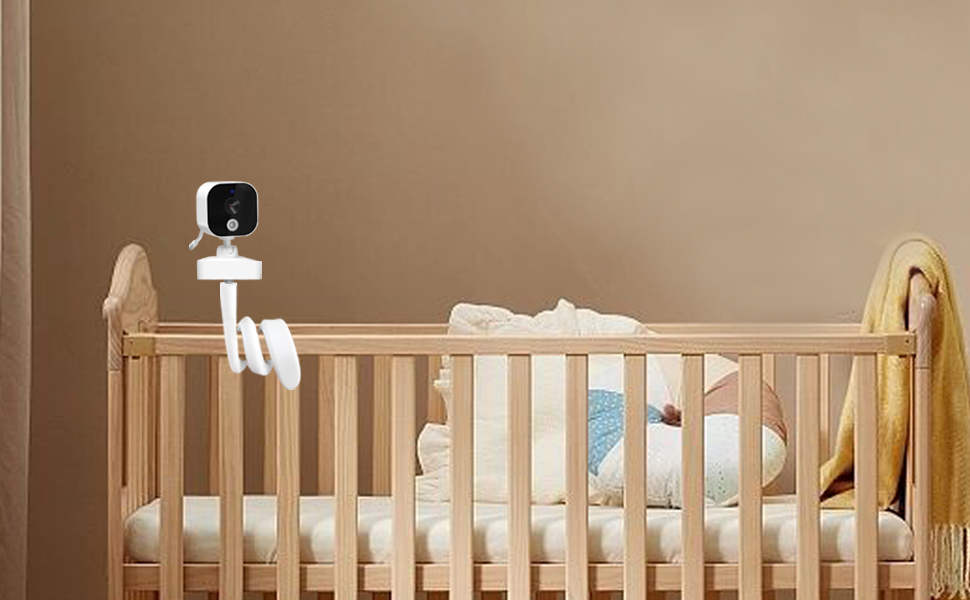 Кріплення для дитячого відеоняні: сумісне з GHB, BOIFUN, Momcozy BM01/BM03, ABM720. Різьба 1/4 дюйма, довжина 46 см