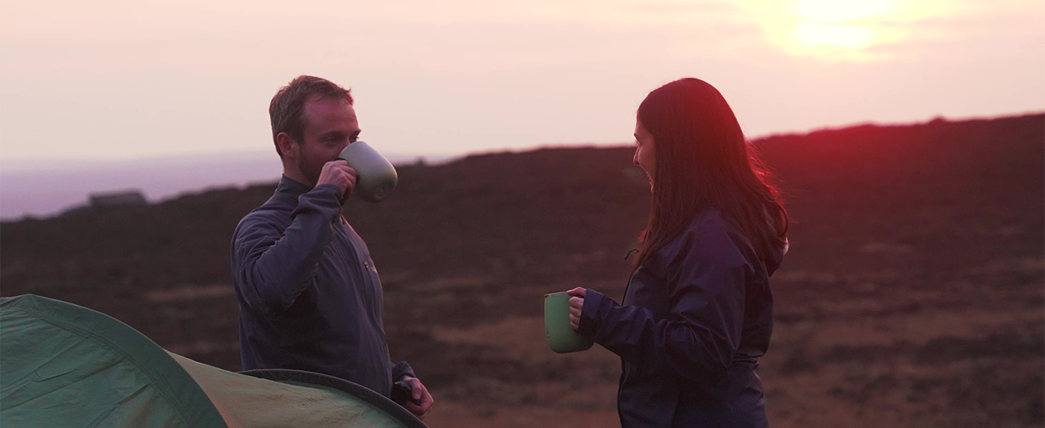 Кружка для кави та чаю Ideus 470 мл з нержавіючої сталі, подвійні стінки, вакуумна ізоляція, зелена