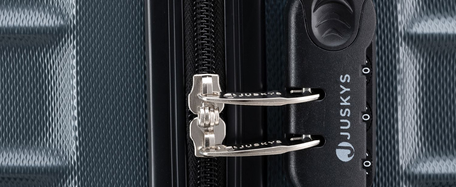 Набір валіз Juskys® з жорстким корпусом (4 шт.) - з кодовим замком, тихі колеса 360°, телескопічна ручка, легкий, колір антрацит