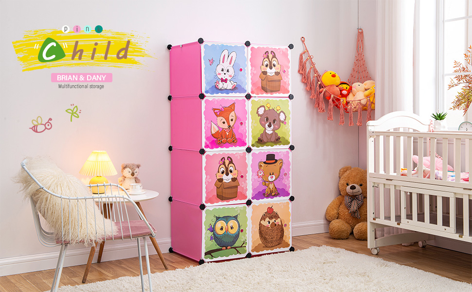 BRIAN & DANY Expandable Kids' Storage Unit