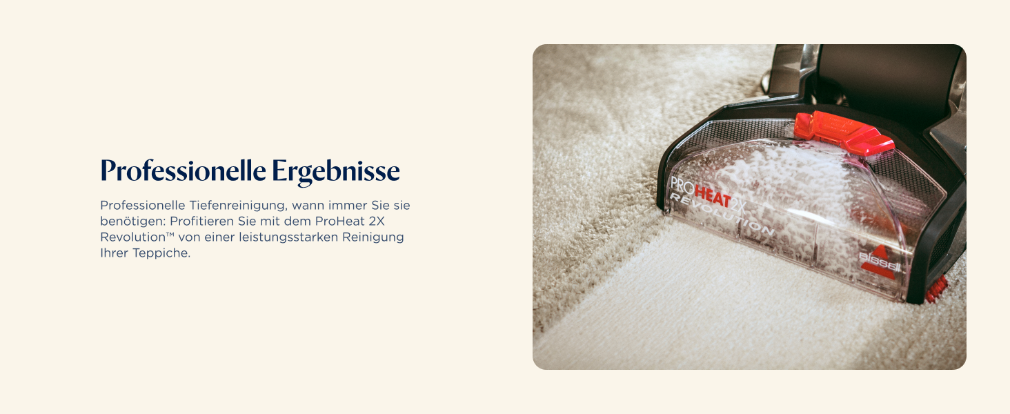 BISSELL ProHeat 2X Revolution: професійний мийник килимів та м'яких меблів з HeatWave технологією, 800W