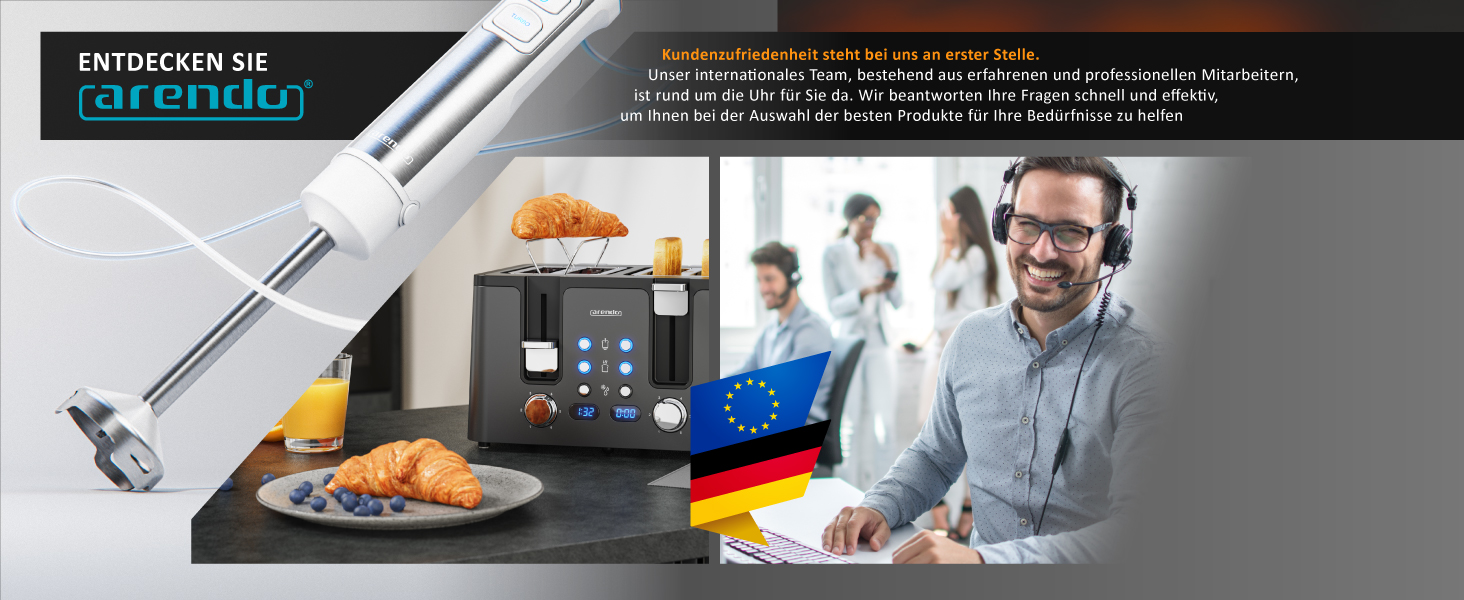 Арендо - Фритюрниця повітряна подвійна з 2 камерами, XXL об'єм, 2700 Вт, Airfryer, нержавіюча сталь, сенсорний дисплей, 3D циркуляція повітря, антипригарне покриття, без PFAS