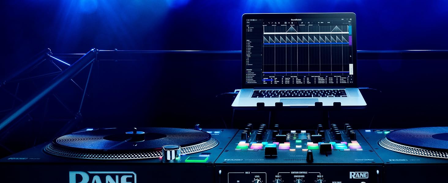 SoundSwitch Control One: Професійний DMX контролер освітлення для DJ з 3 місяцями доступу до програмного забезпечення SoundSwitch, підтримка DMX та Phillips Hue (Micro DMX, чорний)