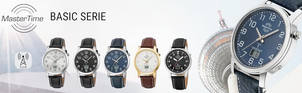 Годинник чоловічий Master Time Funk Quarz з кварцовим механізмом, аналогово-цифровий дисплей, шкіряний ремінець, MTGA-10576-24L