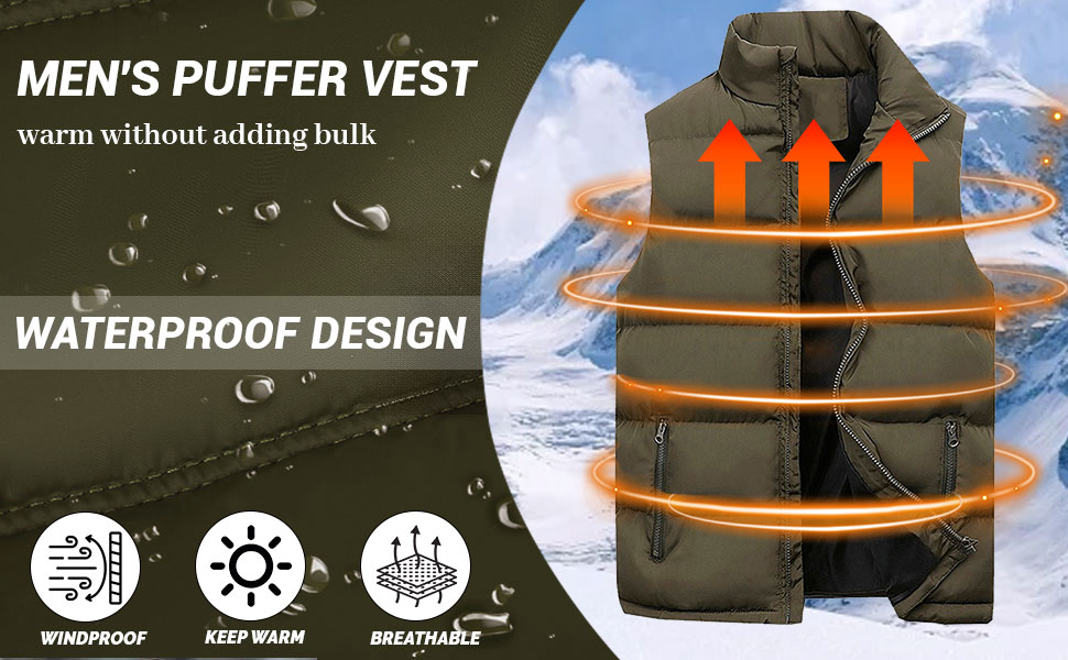 Чоловіча степна жилетка з коміром-стійкою, тепла зимова жилетка, чоловіча жилетка на блискавці, преміум-якість, водонепроникна, безрукавка, куртка для активного відпочинку XXL, темно-синій