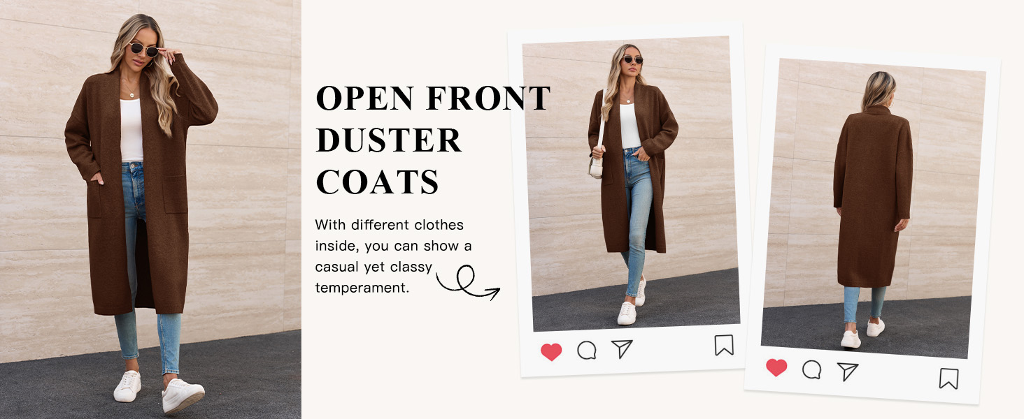 Жіночий кардиган Fisoew: довгий, оверсайз, з довгим рукавом та кишенями. Бежевий, XXL