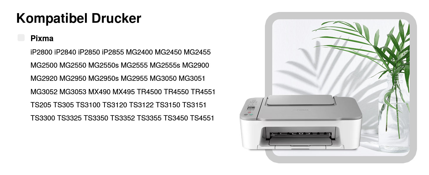 Картридж Canon PG-545 XL чорний (сумісний) від Economink для Pixma TR4550, TR4551, TS3151, TS3350, TS3450, MG2550, MG2550s, MG2555s, MX495