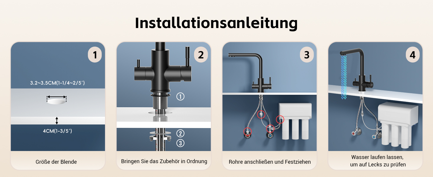 Чорний кухонний змішувач Appaso з висувною лійкою, 360° обертання, 2 режими струменя, для кухні | Нержавіюча сталь