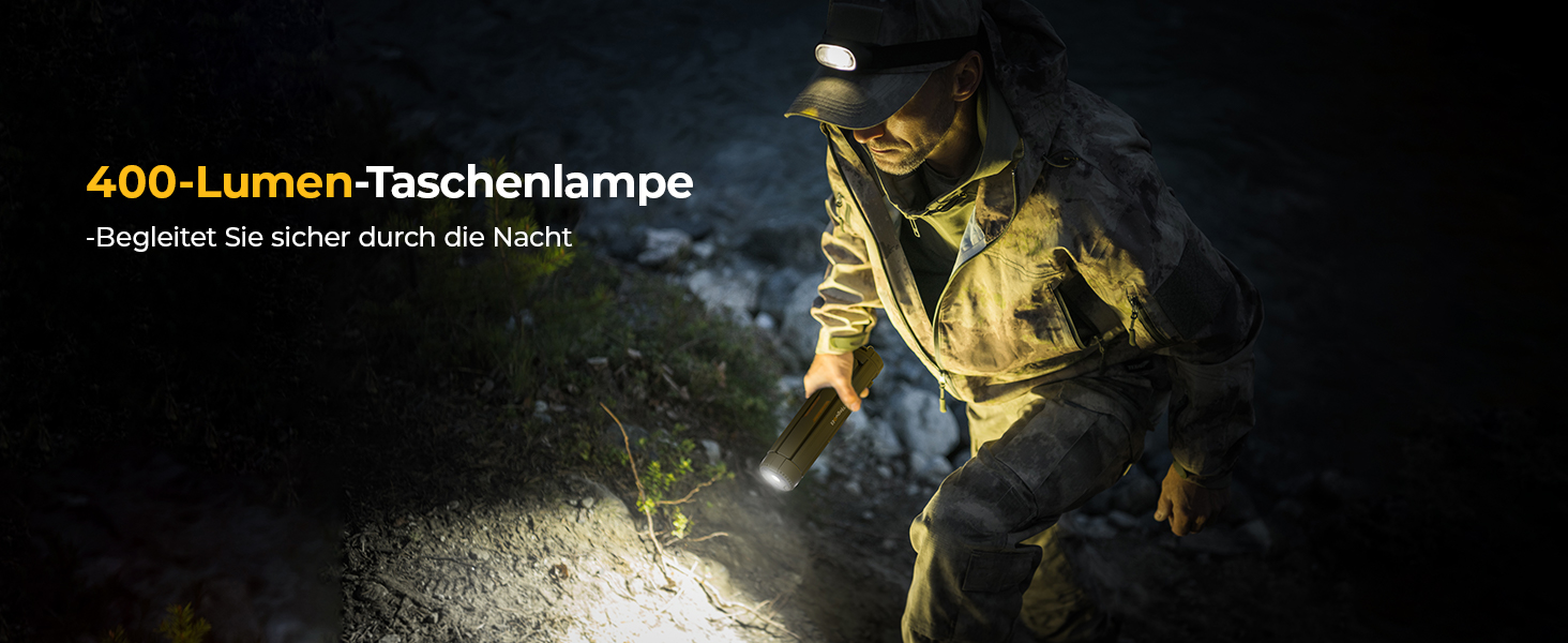 Переносна кемпінгова лампа BougeRV 15600mAh, акумуляторна, 4000 лм, IP54, регульована висота і кут, водонепроникний ліхтар для кемпінгу, подорожей і надзвичайних ситуацій