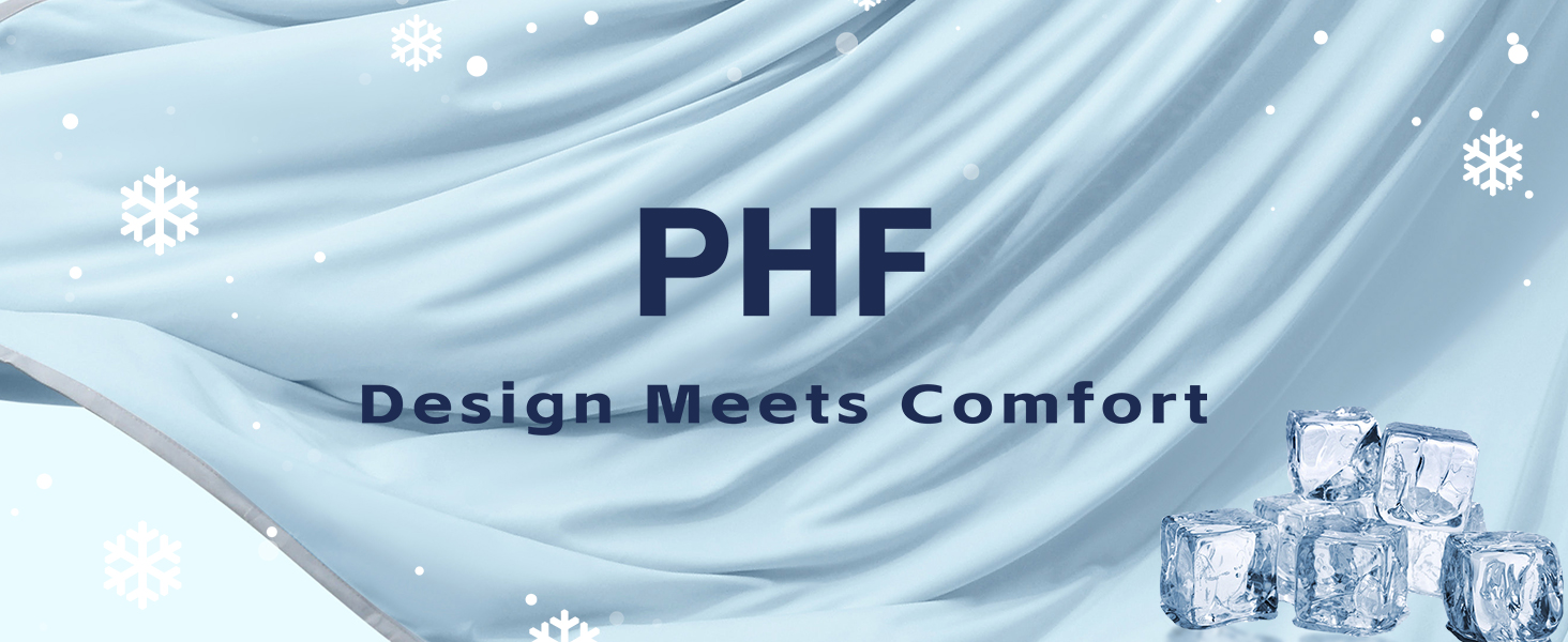 Охолоджуюча ковдра PHF Arc-Chill 220x240 см, двостороння, з ефектом самоохолодження, сіра (антрацит)