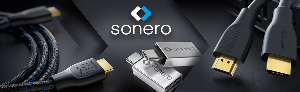 Кабель акустичний Sonero® 20м 2x2.5 мм² CCA червоно-чорний для колонок