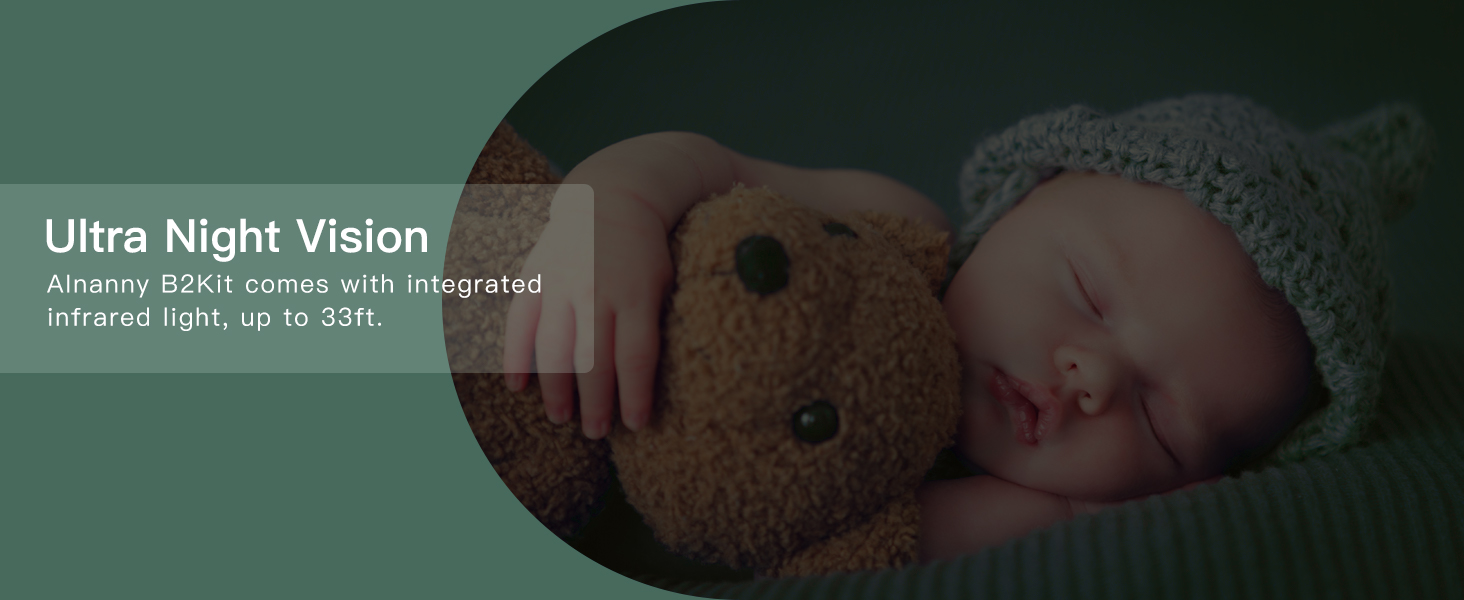 Дитячий відеомонітор Arenti з камерою та додатком, 5' дисплей, 1080P, PTZ, датчик температури, колискові, нічне бачення, 2-сторонній аудіо, VoX, автоматичне відстеження B2