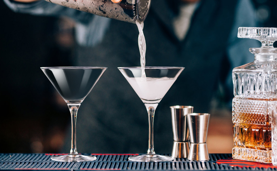 Набір склянок для коктейлів ParaCity Martini, 2 шт. - преміум-скло, 180 мл