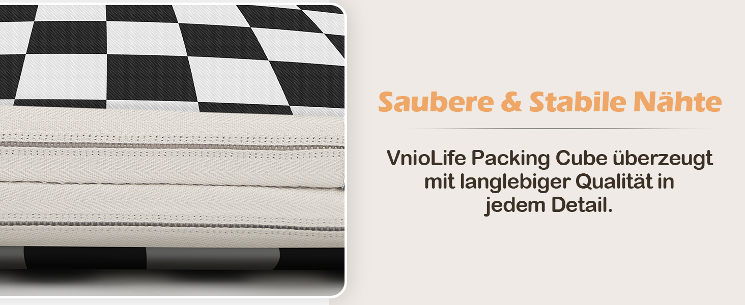 Набори для організації багажу VnioLife: 8 шт. Компресійні куби для подорожей, сумки-органайзери для валізи, рюкзака (Блакитний)