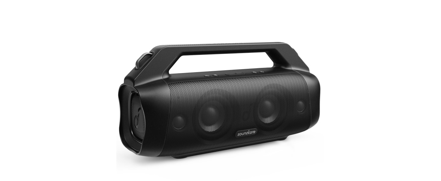 Anker Soundcore Motion Boom Plus: Портативна Bluetooth колонка 80 Вт, IP67, 20 годин, з налаштуваннями еквалайзера (Відновлено)