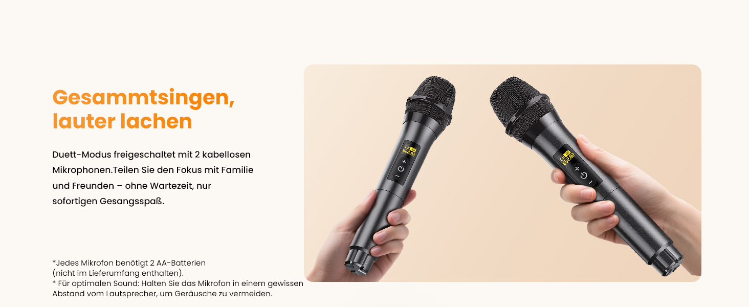 Портативна караоке-машина з Bluetooth, 2 мікрофони, LED-підсвітка, сабвуфер 6.5'