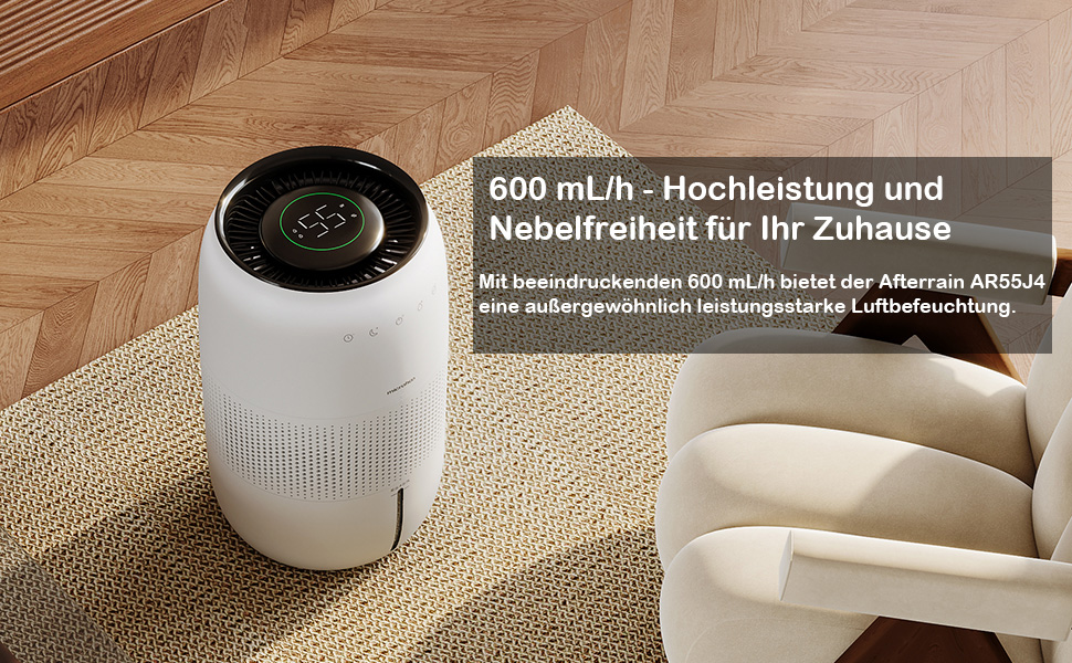 Зволожувач повітря Kaltverdunstungs Raumbefeuchter: без туману, для алергіків та вагітних, 4,5L