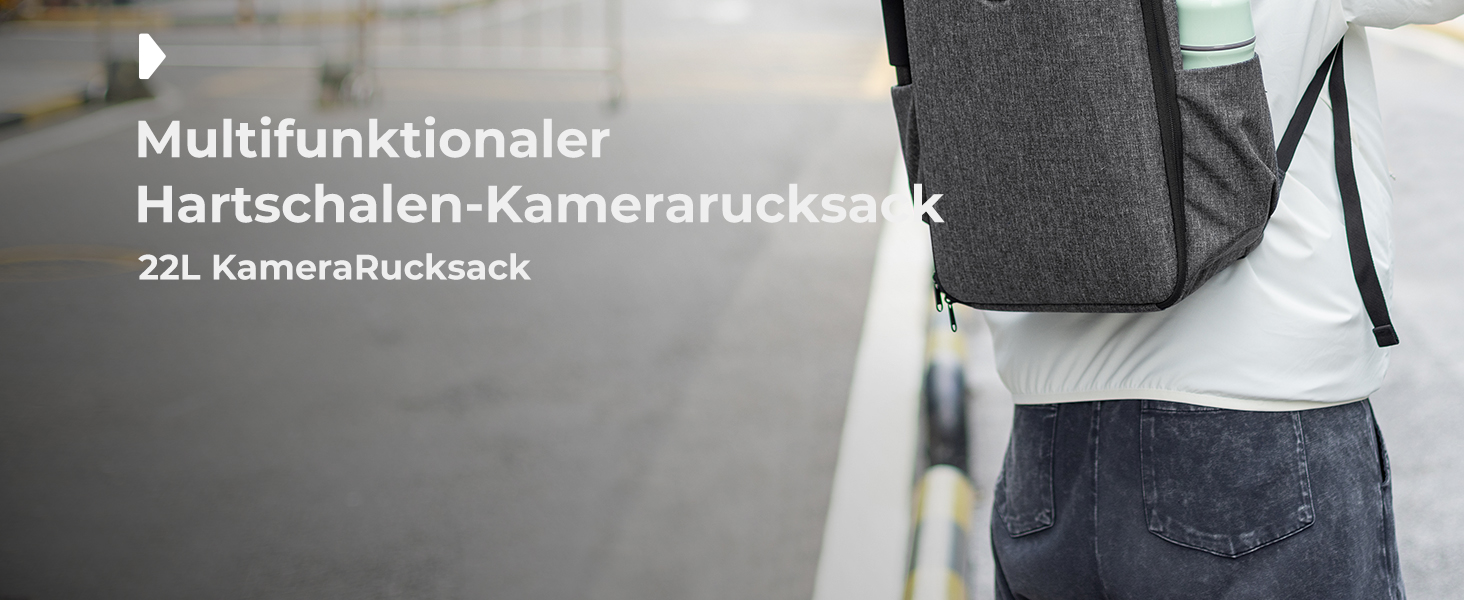 Рюкзак для камери K&F Concept з жорсткою оболонкою, відділенням для ноутбука 15.6