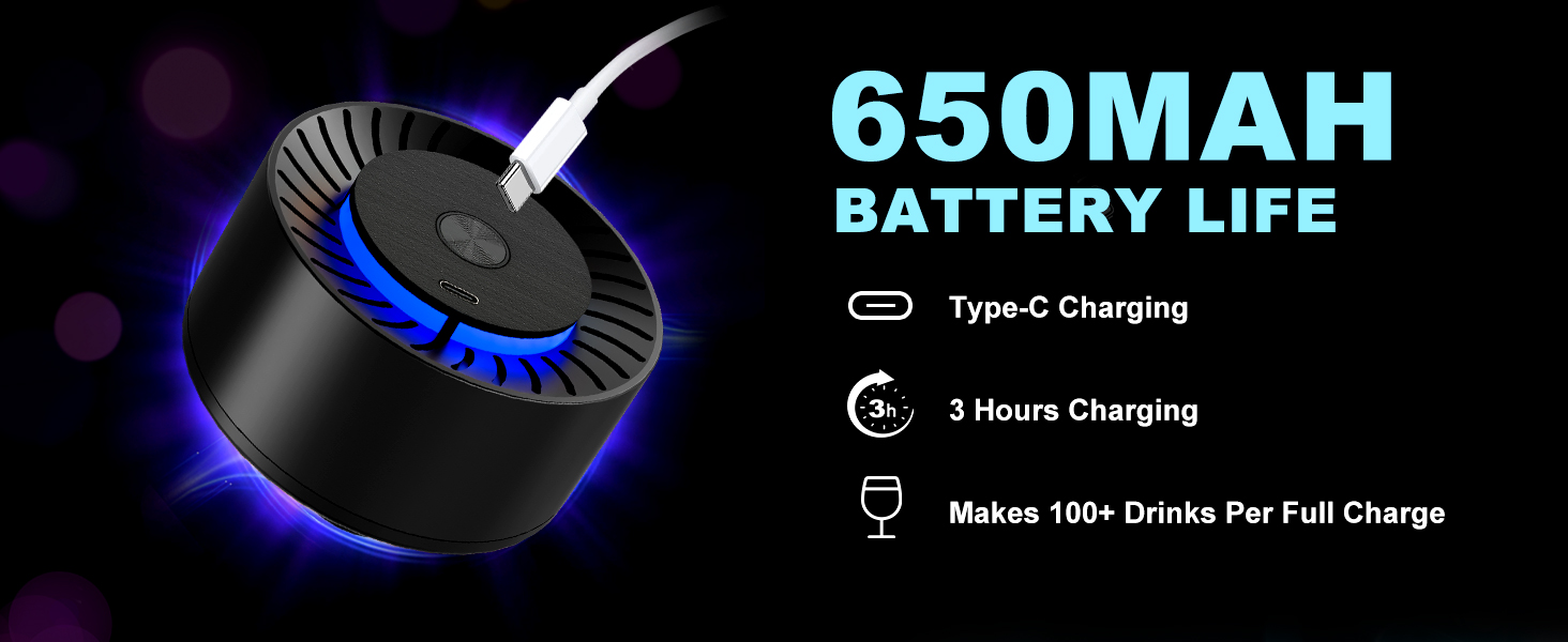 Електричний набір для копчення віскі Saturn - 6 дерев'яних чіпсів, 6 каменів для віскі, форма для льоду, перезаряджається, для бурбону, подарунок для батька, чоловіка, електричний дим для віскі + камені