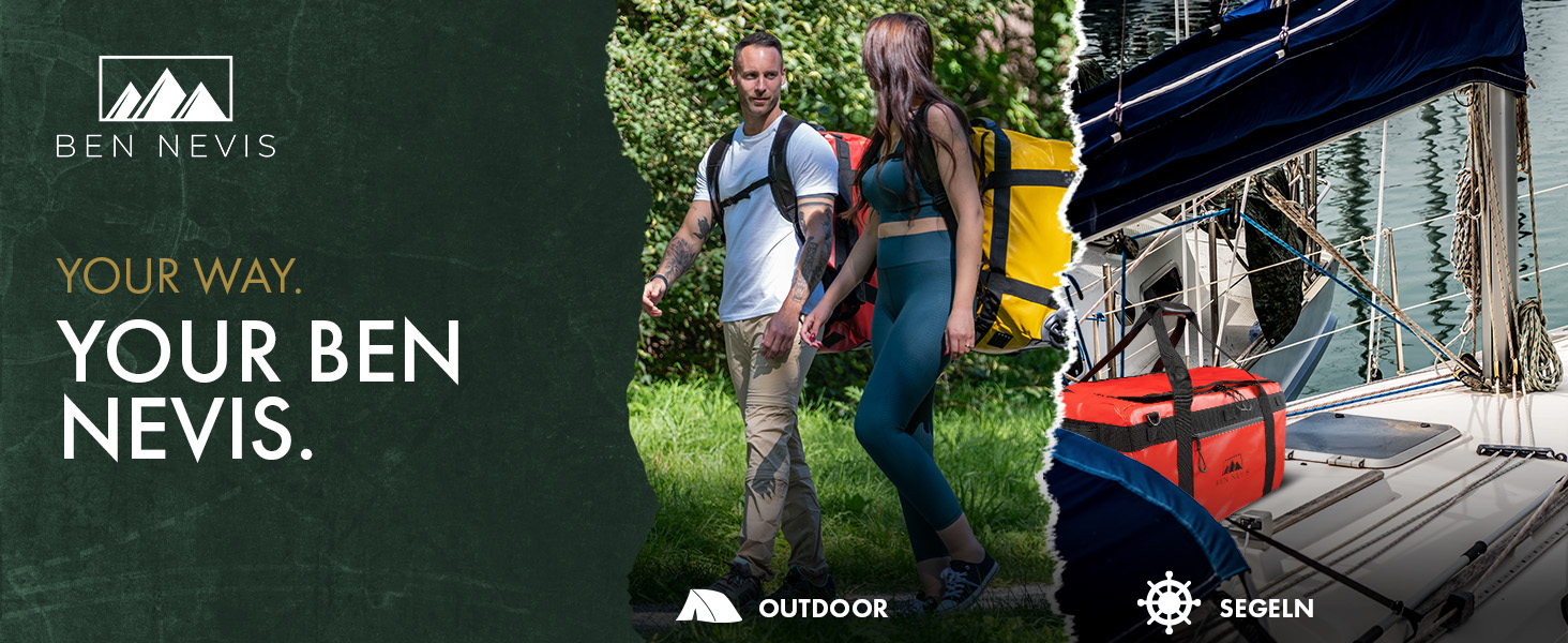 BEN NEVIS Оригінальна дорожня сумка на колесах 80 л – XXL складана спортивна сумка, водовідштовхувальна, міцна, компактна
