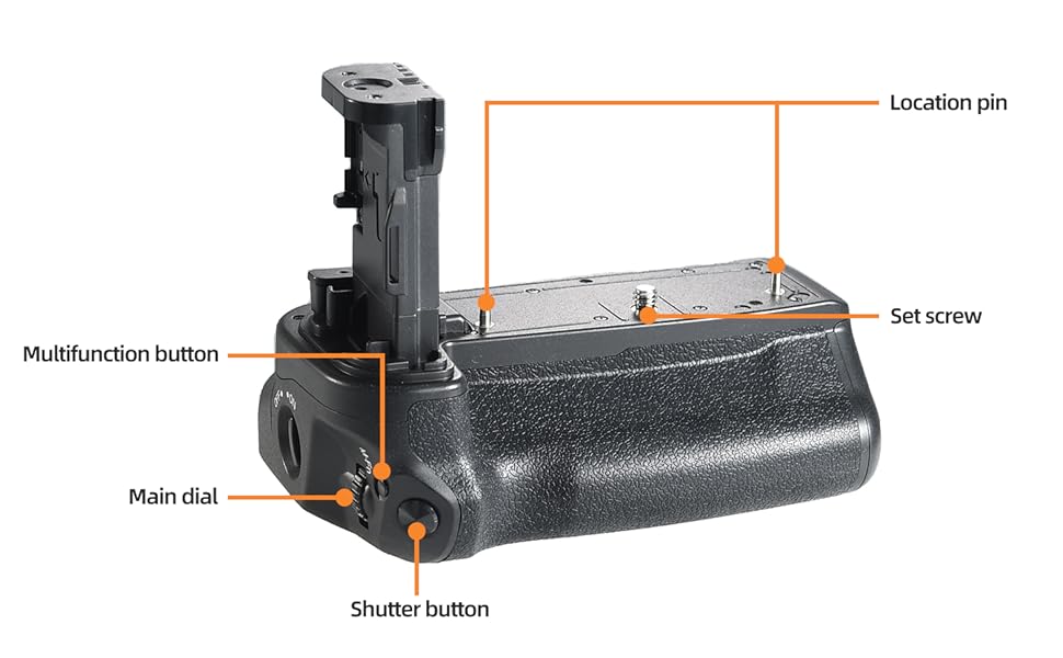 Батарейний хват DSTE BG-R10 сумісний з Canon EOS R5 R5C R6 R6 Mark II