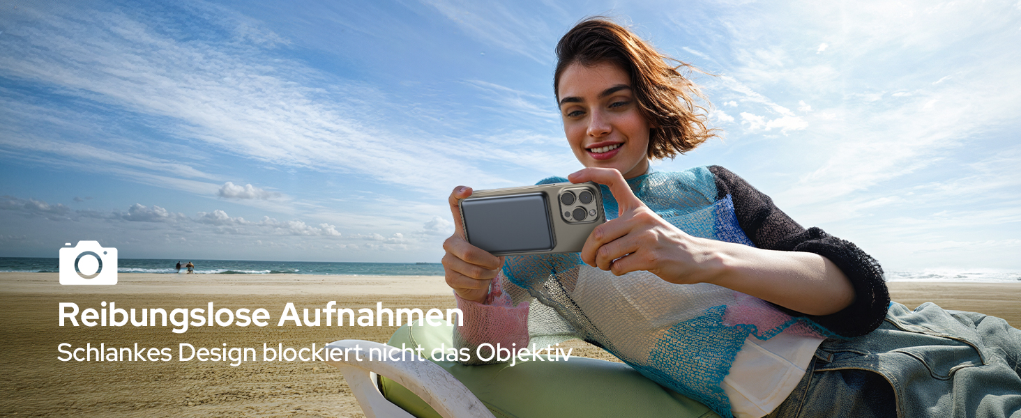 Powerbank TRKOY MagSafe 5000mAh з бездротовою зарядкою та USB-C, сірий колір, для iPhone 17/16/15/14/13/12