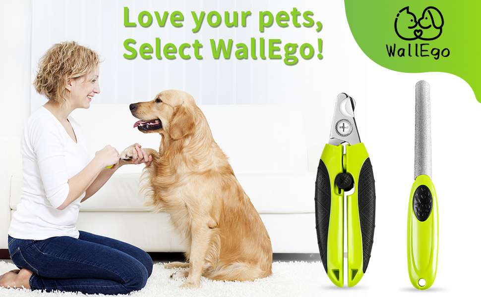 Професійні ножиці для обрізки кігтів собак та котів, великих та середніх порід, з напильником, висока якість