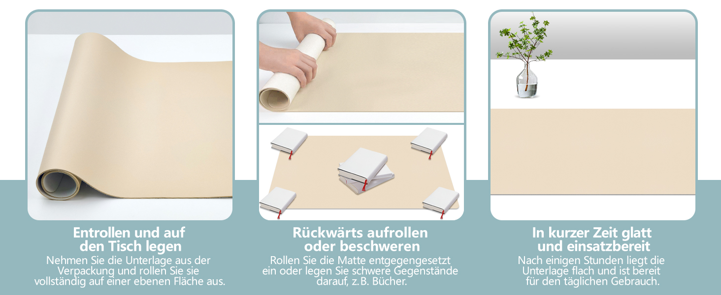 Підкладка на стіл Zindoo XL 100x40 см Бежева - захист від подряпин, килимок для миші, водостійка, довговічна