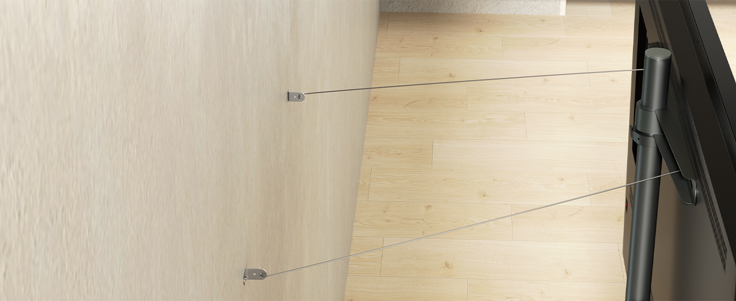 Підставка для телевізора PUTORSEN: поворотна, регульована по висоті, 43-65 дюймів, з полицею, до 40 кг, VESA 400x400, сіра