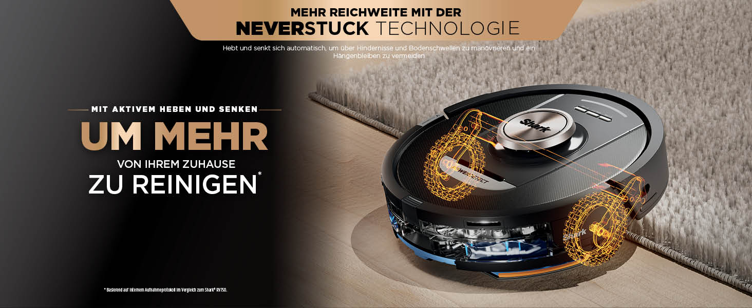 Робот-пилосос Shark PowerDetect 2-в-1 з функцією миття, NeverTouch Pro, самостійне очищення на 60 днів, 3D/LiDAR навігація, NeverStuck, керування через додаток, чорний RV2800ZEEU, 2 щітки, антимікробні подушечки, 1 капсула