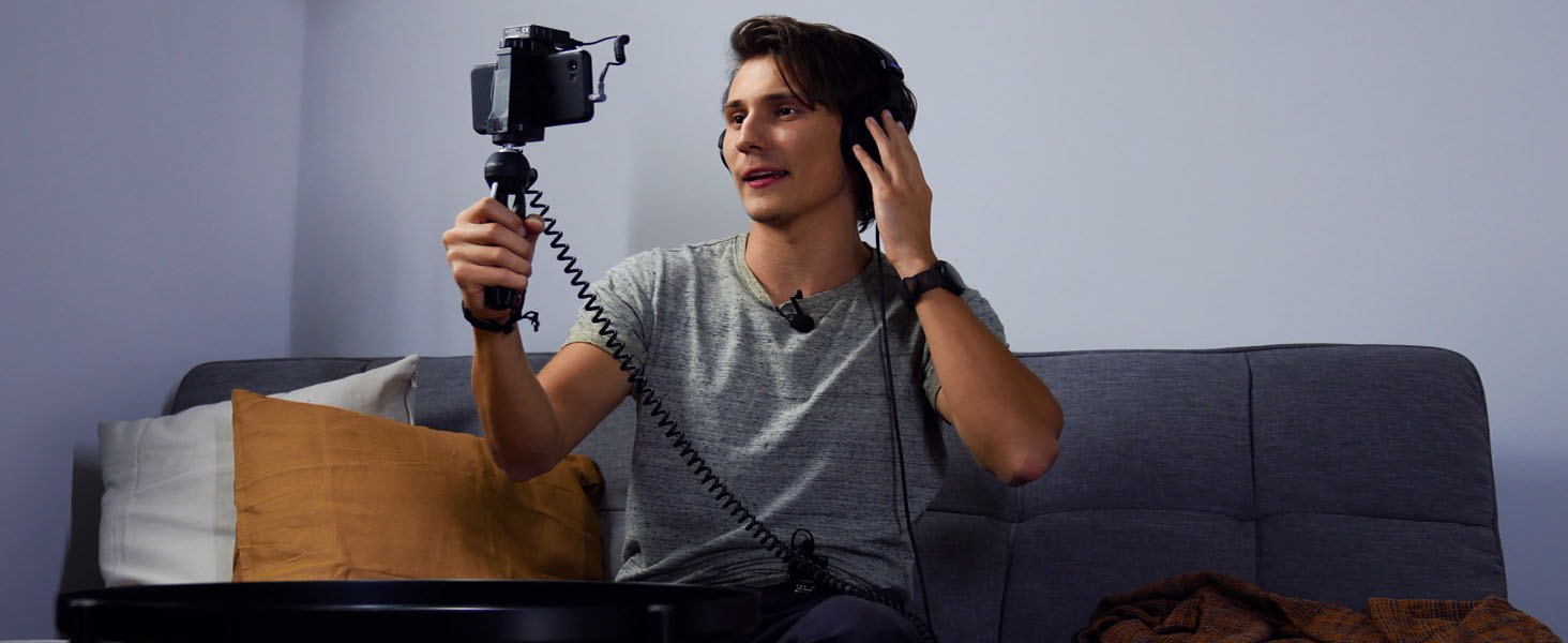 COMICA BoomX-D2: Бездротовий мікрофон для смартфона та ноутбука, USB-C, для блогінгу, подкастів, YouTube