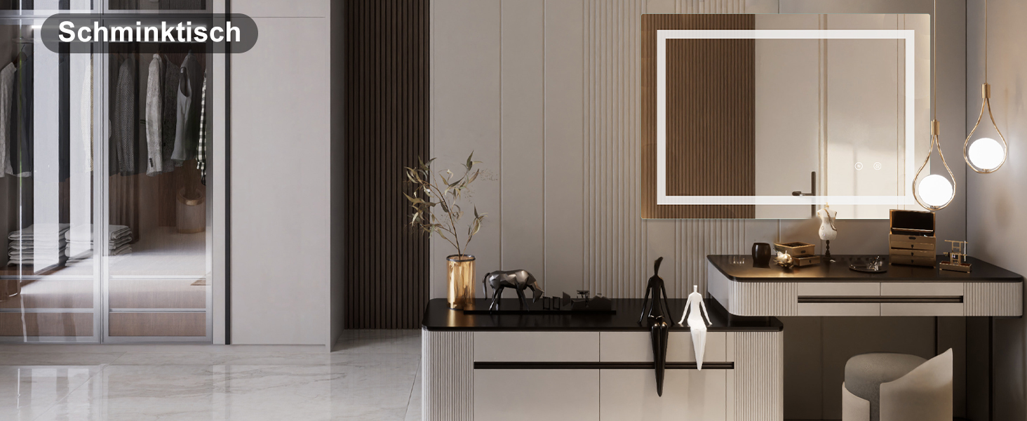 Дзеркало для ванної кімнати Sanitemodar LED 50x70 см з підсвічуванням, протизапотівальне, з сенсорним вимикачем