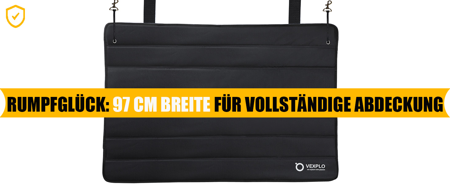 Захист для краю багажника автомобіля, розкладний, 96 x 63 см - захист від подряпин для собак та вантажів