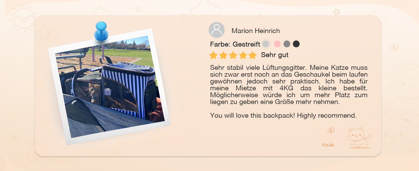 Рюкзак-переноска для кота та собаки Lekesky, сірий, великий (33 x 29 x 38 см)