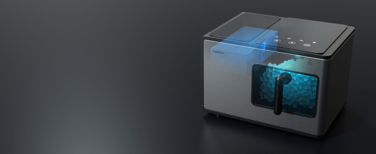 Машина для приготування льоду MEDION MD11960: Nugget та подрібнений лід, 15 кг, 2 л бак, самоочищення