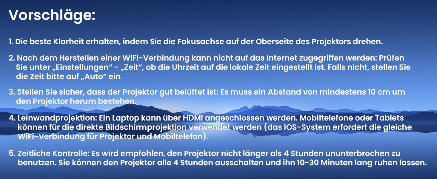 Проектор Mini Beamer 4K Full HD з Android TV, WiFi 6, Bluetooth 5.2, Auto Keystone, чорний