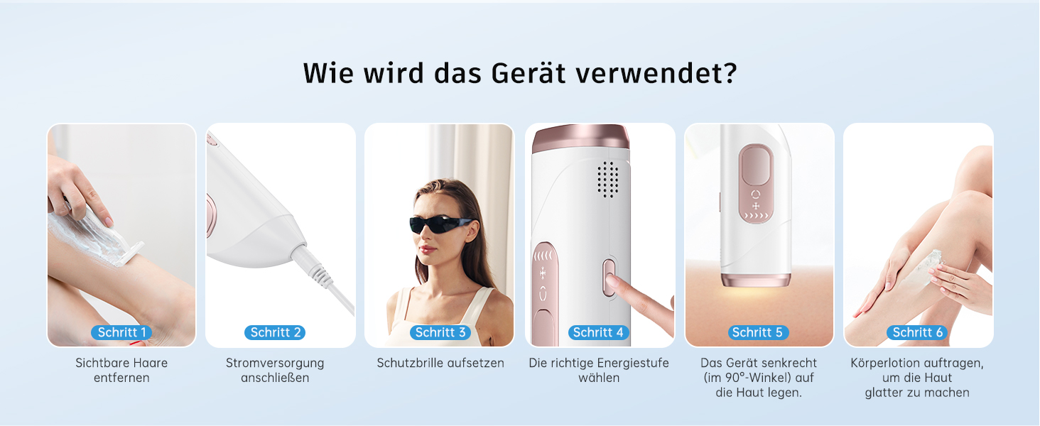 Пристрій для епіляції IPL з лазером та охолодженням, необмежена кількість імпульсів, довжина хвилі 600 нм, для жінок та чоловіків, обличчя, бікіні, руки, ноги, тіло, Rose