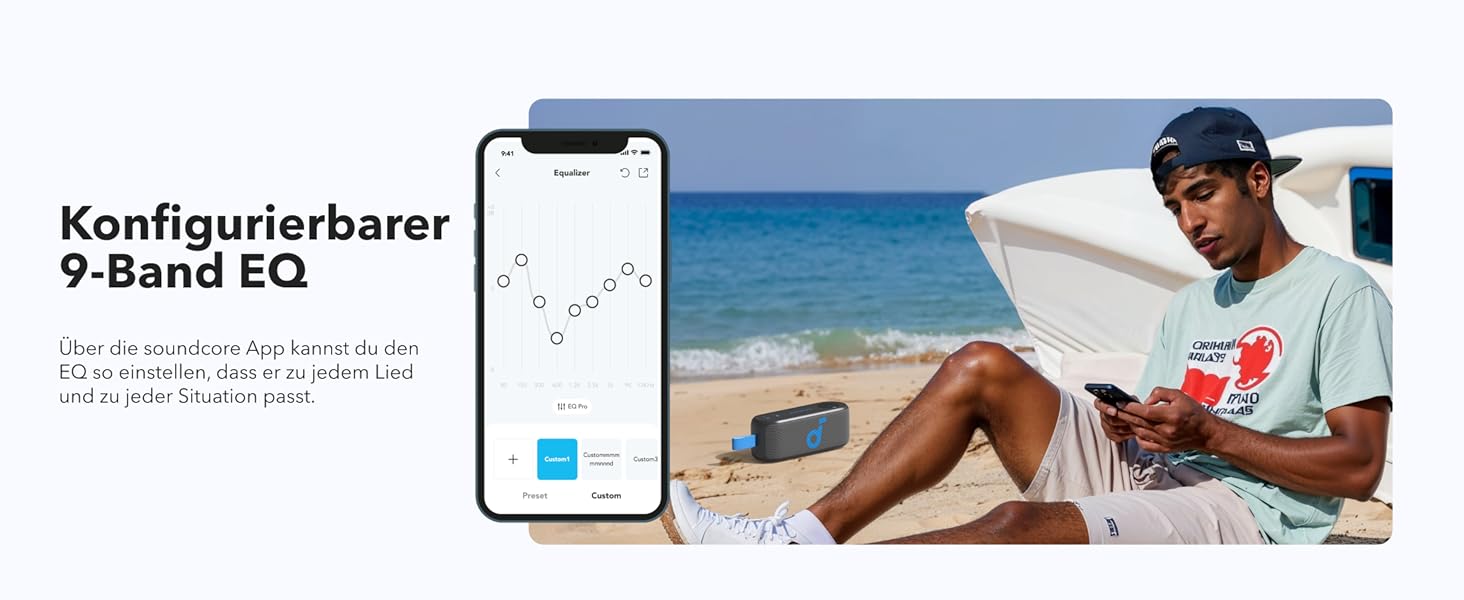 Soundcore Select 3: Портативна Bluetooth колонка з потужним звуком, BassUp™ та IPX7 захистом