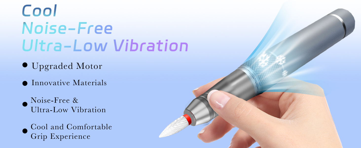 Професійний фрезер для нігтів ENGERWALL M95G: 40000 обертів/хв, акумулятор 24 год, бездротовий електричний фрезер для гелю та акрилу, LCD дисплей, турбо двигун