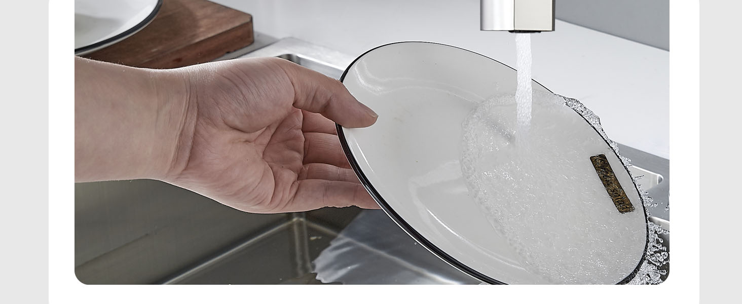 Змішувач для кухні BELZ з висувною лійкою, 3 режими, поворотний на 360°, нержавіюча сталь SUS304, матовий нікель