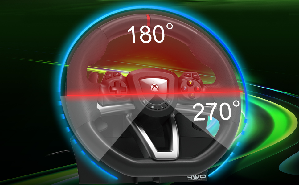 HORI Racing Wheel Overdrive - Руль для гонок з педалями, сумісний з Xbox Series X|S, Xbox One, PC