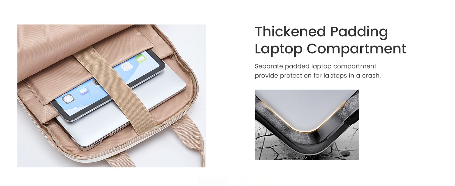 LOVEVOOK Рюкзак для ноутбука, 15.6 дюймів, жіночий, для школи/університету, подорожей, чорний