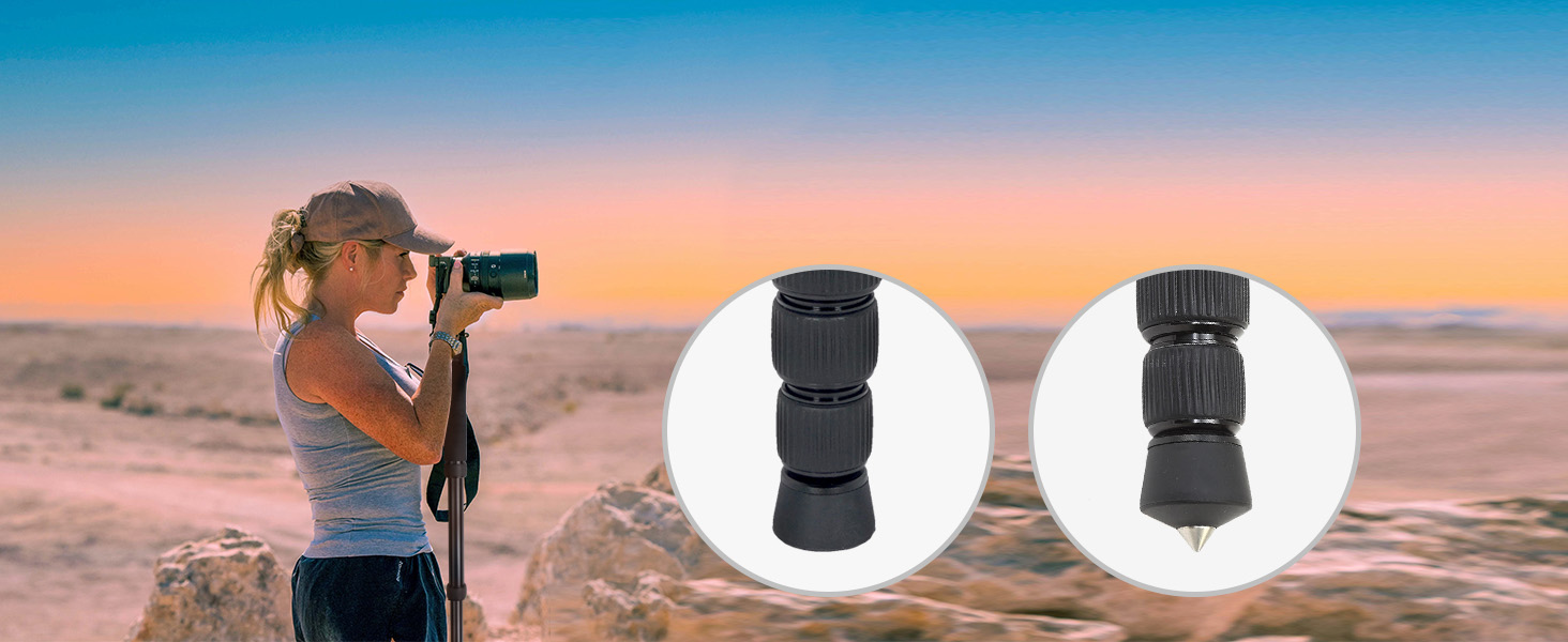 SIRUI AM-326M: Легкий карбоновий монопод - штатив 6 секцій, вантажопідйомність 10 кг