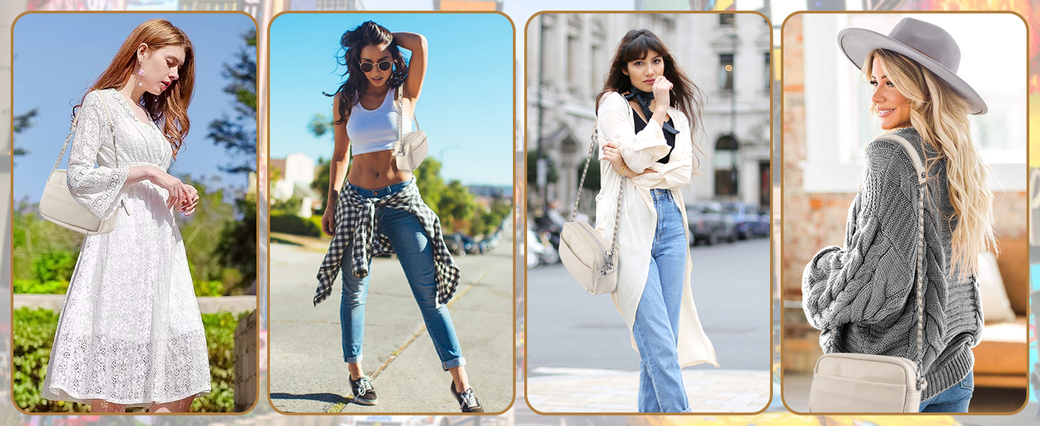 Сумка жіноча BROTOU через плече зі шкіри, чорна крос-боді з широким ременем та відділеннями для карт