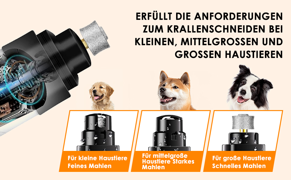 Електричний точило для кігтів собак Ntrjtrss USB, тихий точило для кігтів собак для великих, середніх та малих собак та котів