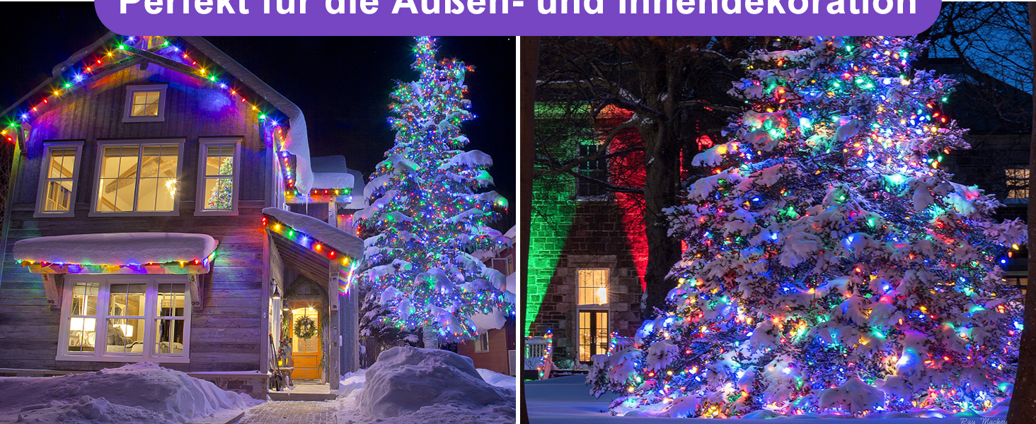 LED гірлянда світлодіодна, 23м, 200 LED, на батарейках, з таймером, 8 режимів, для дому та саду, на Різдво, весілля, Хелловін, свята, декор (1 шт, холодне біле світло)