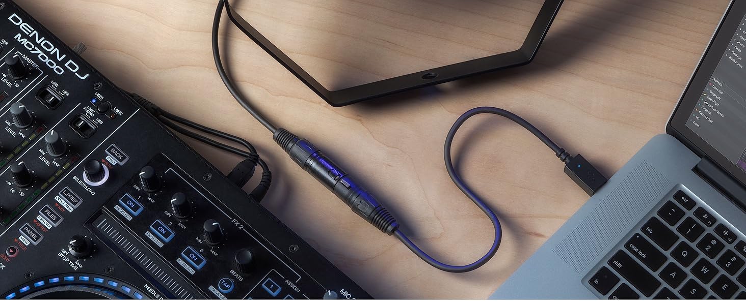 SoundSwitch Control One: Професійний DMX контролер освітлення для DJ з 3 місяцями доступу до програмного забезпечення SoundSwitch, підтримка DMX та Phillips Hue (Micro DMX, чорний)