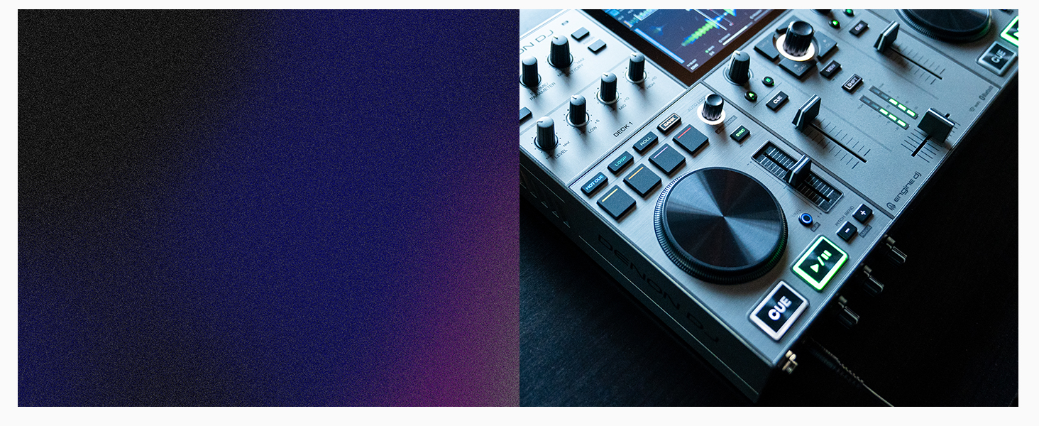 Denon DJ PRIME GO+ - Портативний DJ контролер та мікшер з розділенням STEM, 2 деки, Wi-Fi, Bluetooth, керування світлом, 7