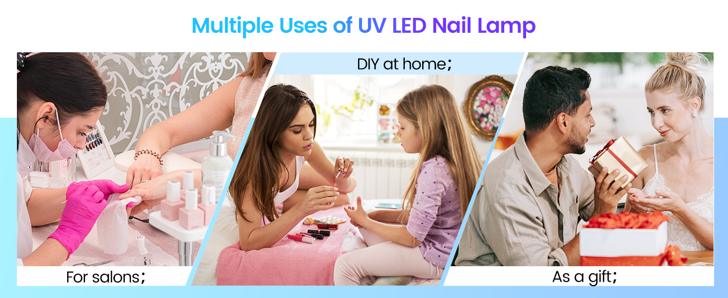 JODSONE 320W UV LED лампа для нігтів з авто-сенсором, 72 світлодіоди (червоне світло) та 4 таймерами (10/30/60/99s) – професійний апарат для сушіння гель-лаку, гелю та шелаку для рук і ніг